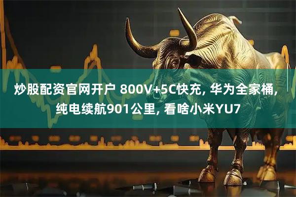 炒股配资官网开户 800V+5C快充, 华为全家桶, 纯电续航901公里, 看啥小米YU7